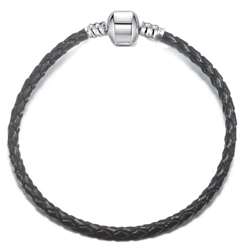 Leather Chain Bracelet 9 Color DIY Charm Band Adjustable Wrap Girls Women 1 Pc