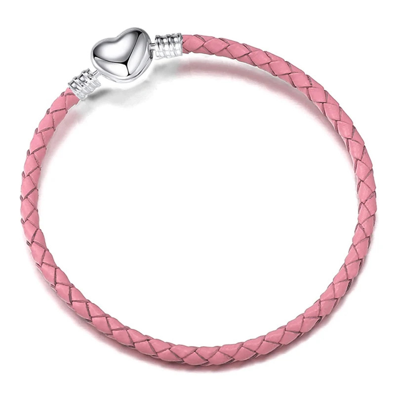 Leather Chain Bracelet 9 Color DIY Charm Band Adjustable Wrap Girls Women 1 Pc
