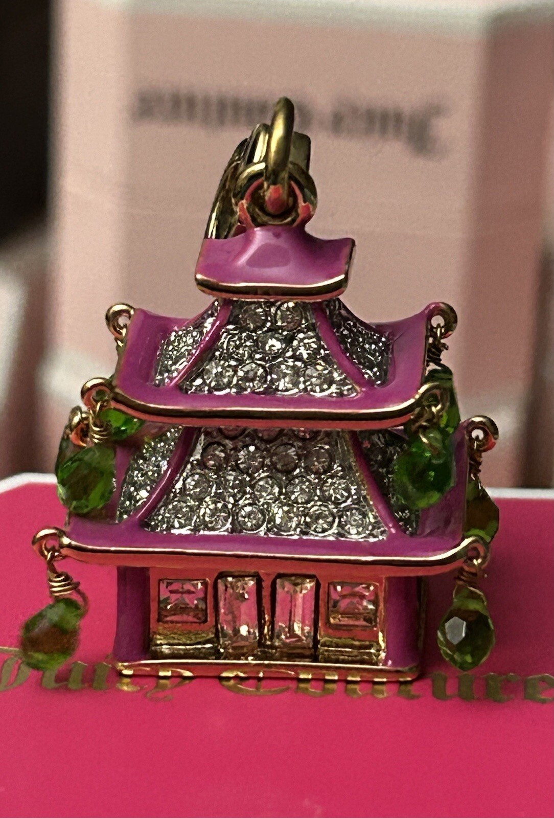 NWT Juicy Couture Pagoda Charm For Bracelet. Box#53