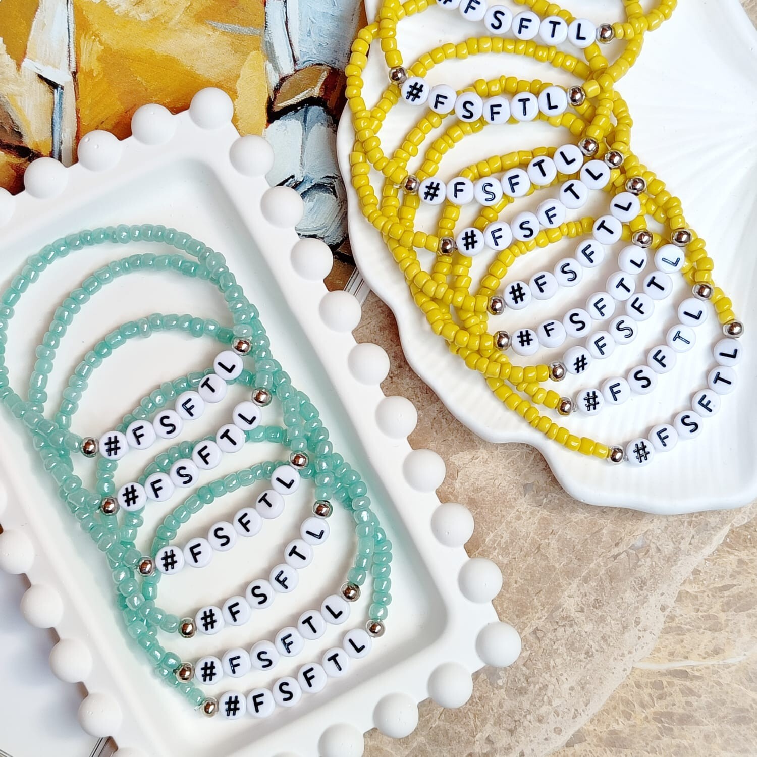 Handmade Stretch Bracelet/Boho Jewelry/Gift for Her/New Year Gift/Christmas gift