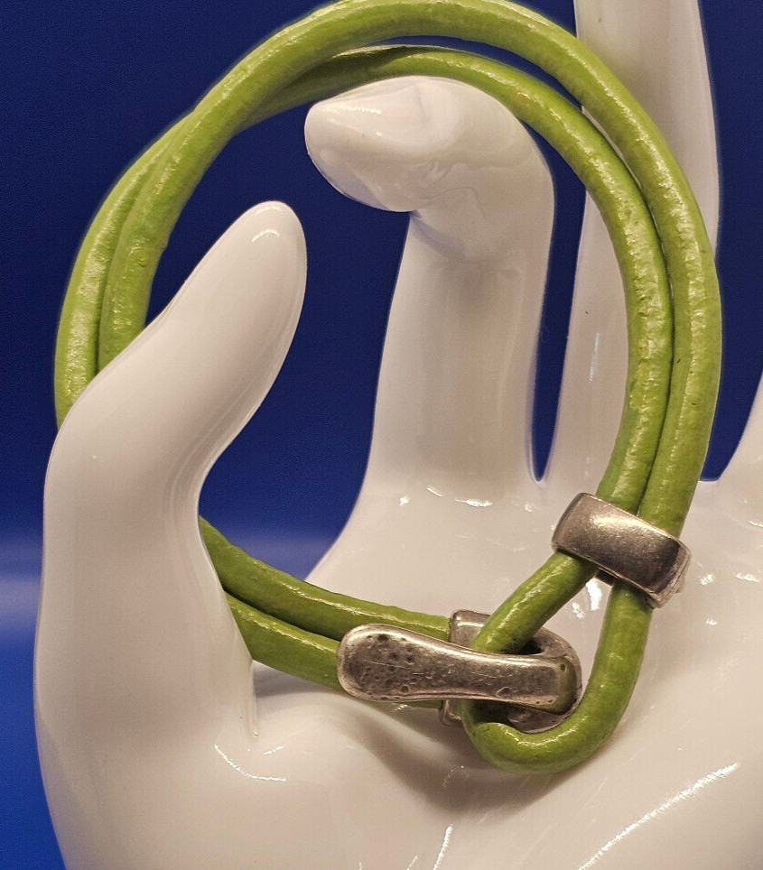 Costume Jewelry Double Cord Bracelet with Metal Hook