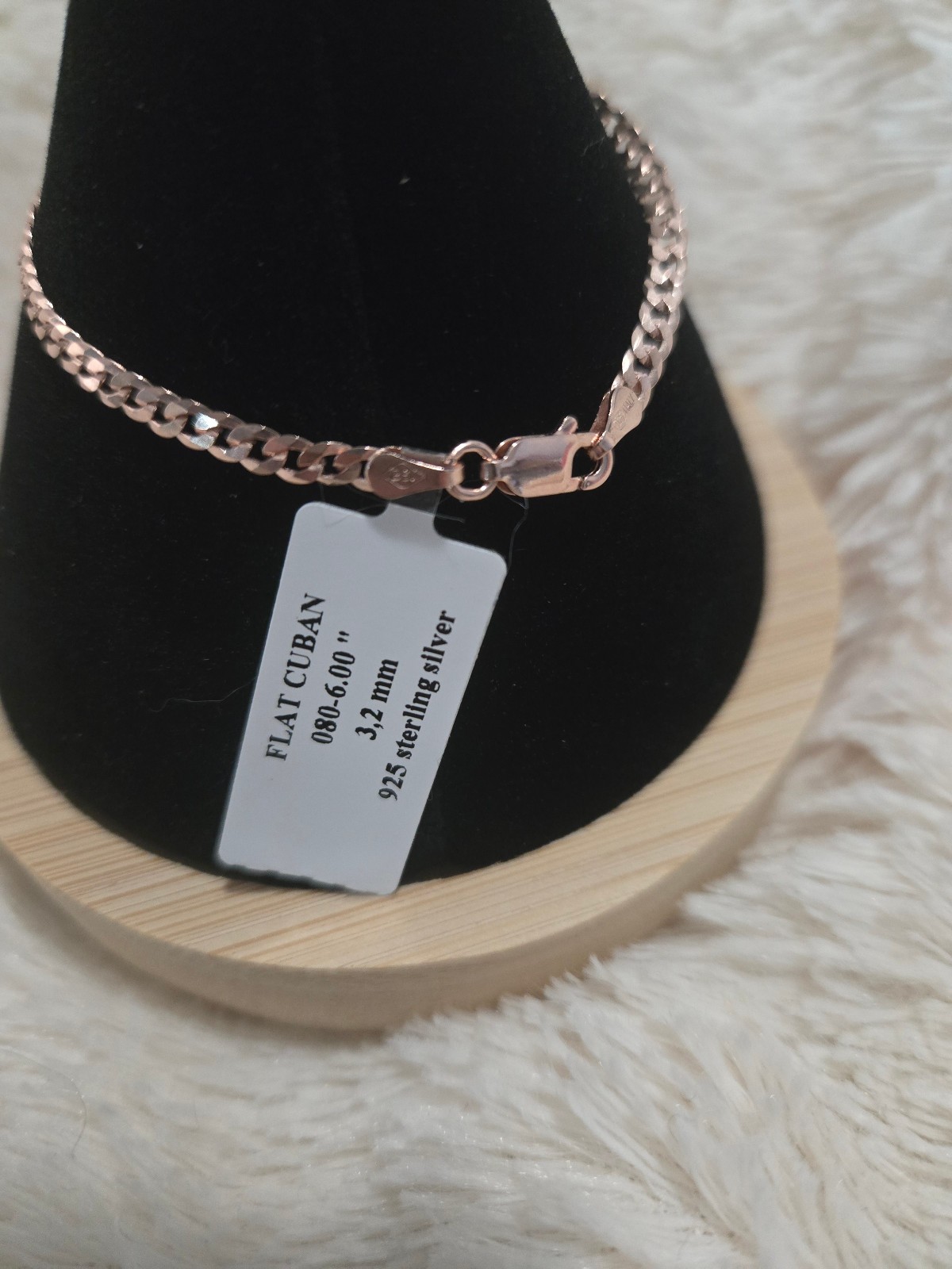 6 Inch Rose Gold Bracelet