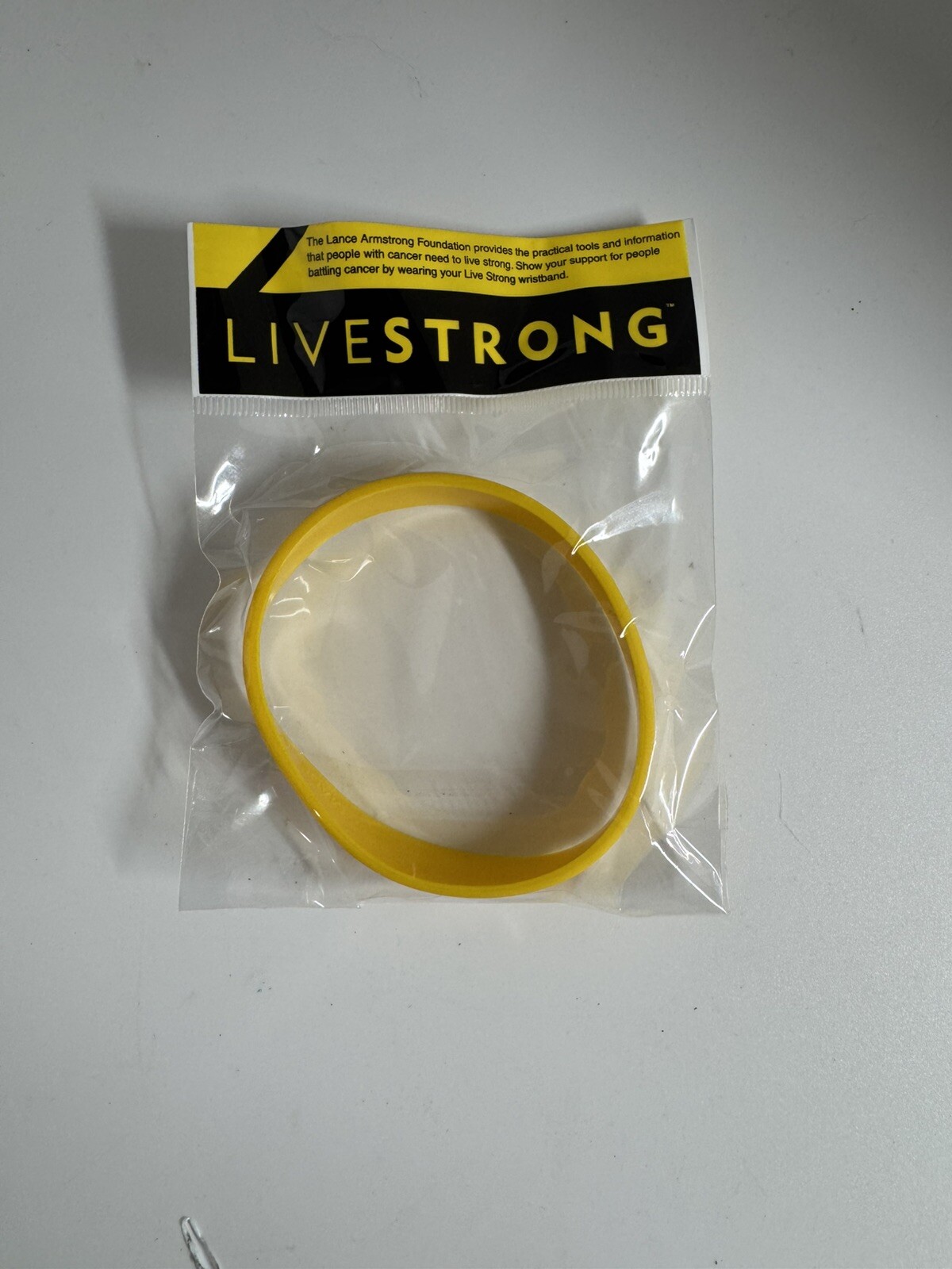 LIVESTRONG – NEW Lance Armstrong Authentic Livestrong Bracelet