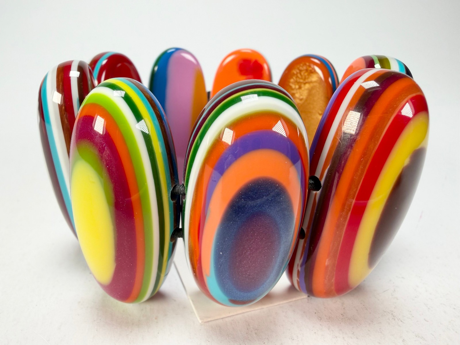Sobral – Pop Art “Andy” Elasticated Resin Bracelet ( 005467 )