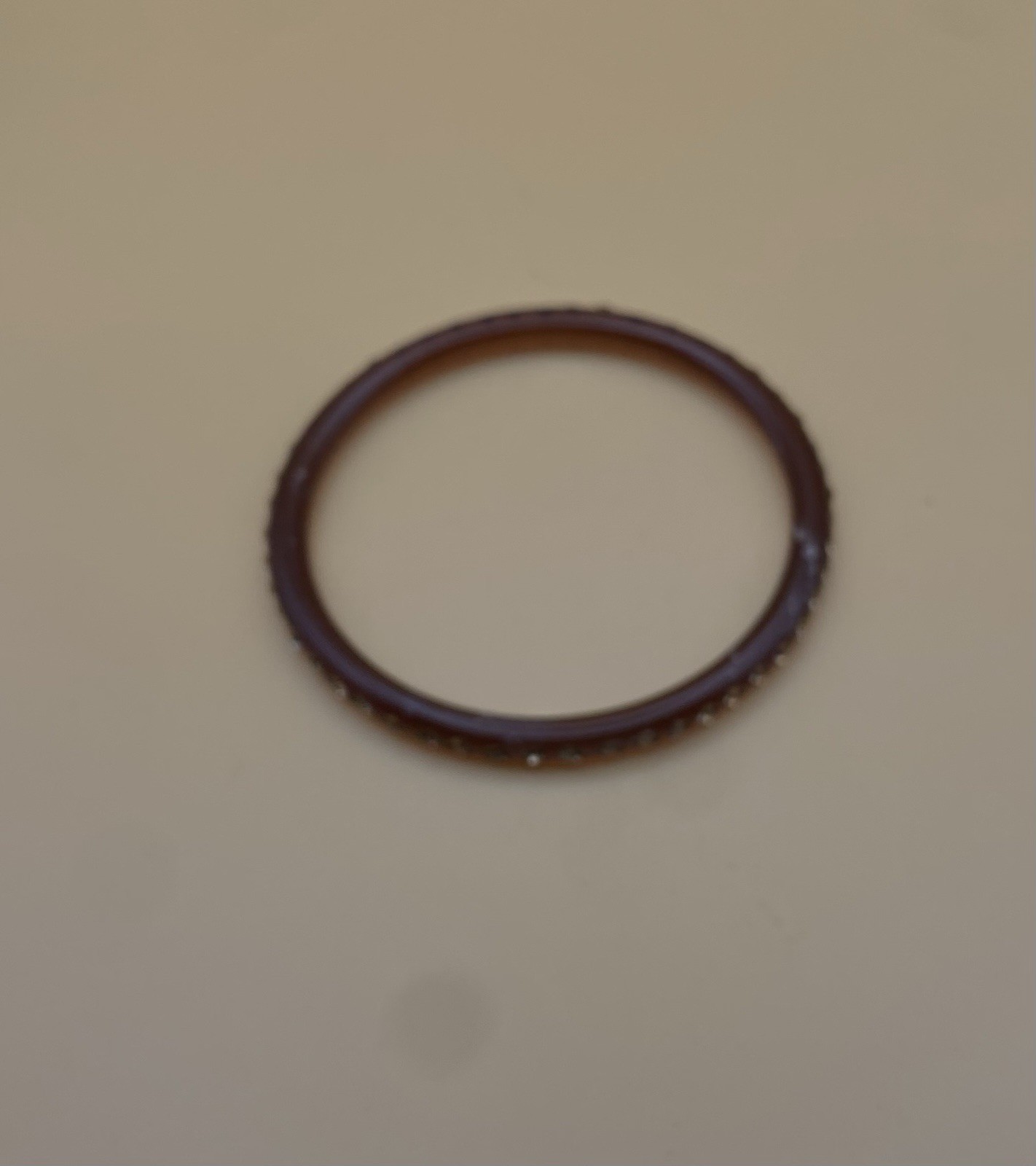 Gold Tone Crystal Bangle Bracelet Round White/Colorless Stones