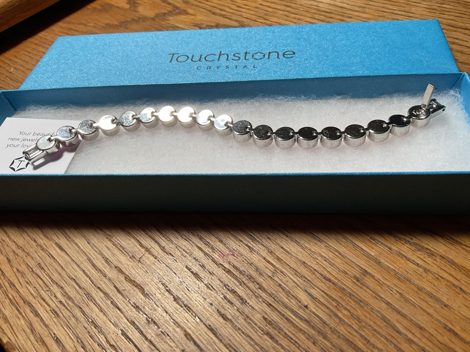 Touchstone Crystal Ice Bracelet Lotus Pink Delite 1987B NIB