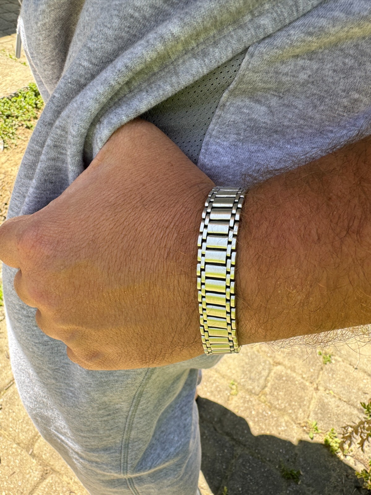 Custom Handmade Presidential Link Bracelet 14mm Wide Real 925 Sterling Silver