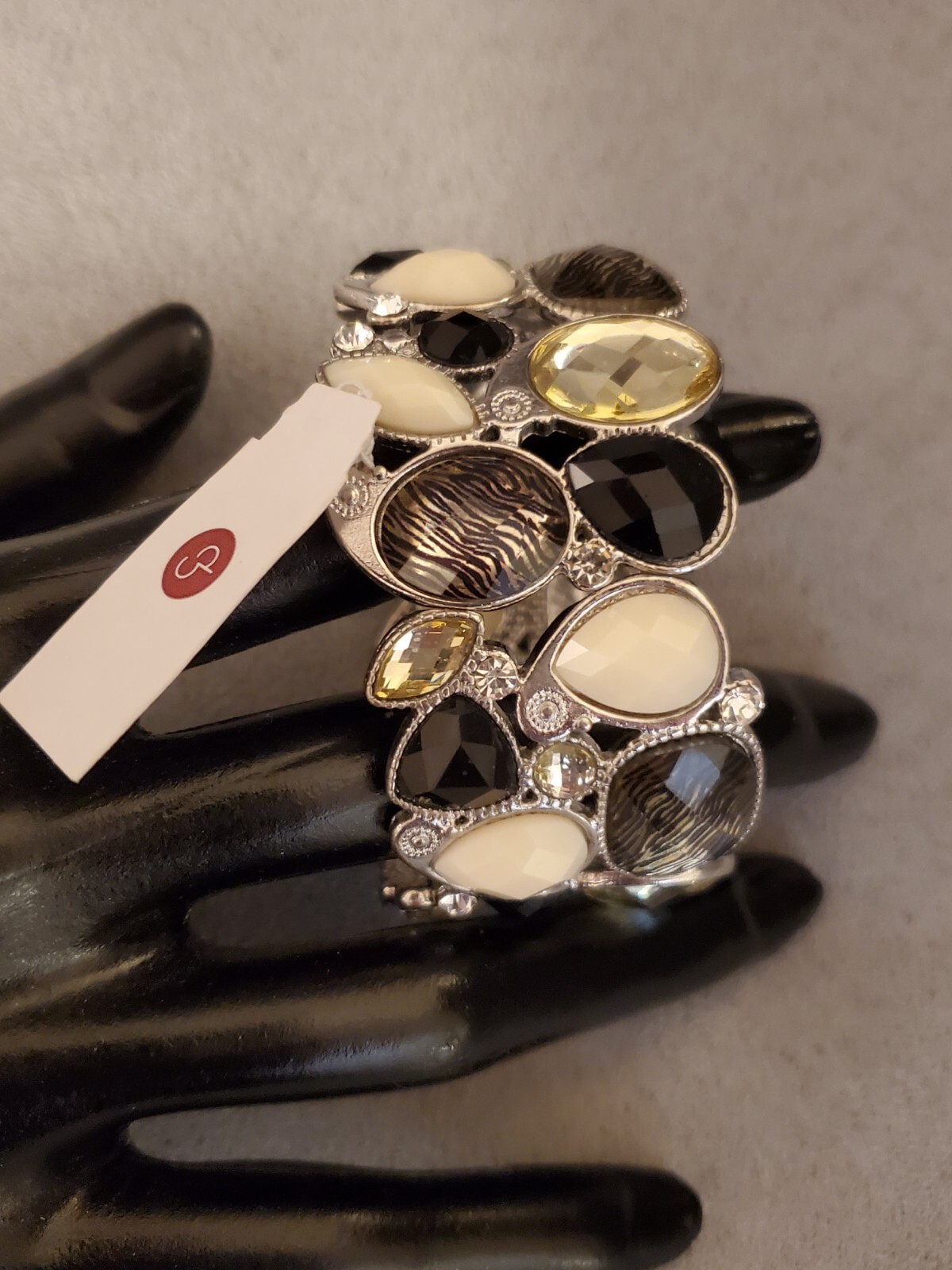 Black & Gold Dress Barn NWT Rhinestone Bracelet
