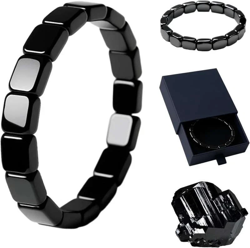 Hemys Hematite Bracelet for Men, 2026 New Hemios bracelet Male Energy Jewelry US