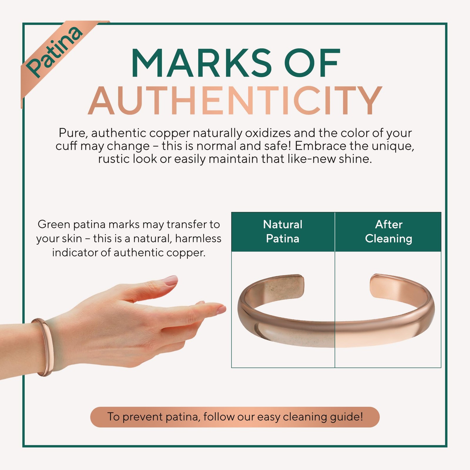 TheraCopper Copper Bracelet for Men & Women — 100% Pure Adjustable,