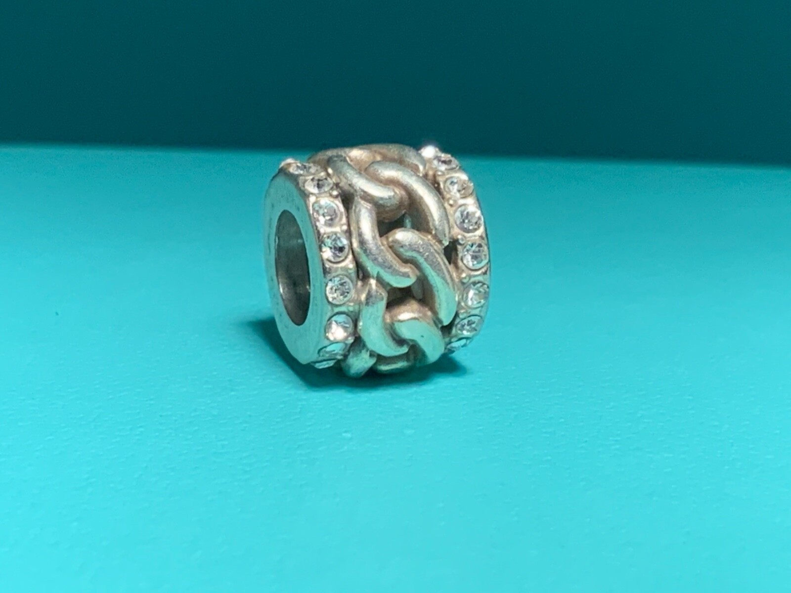 🌸Brighton Silver Crystal Chain Reaction Spacer Bead (B2) 🌸