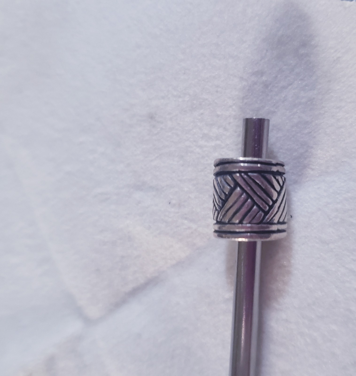 Gently Pre-owned Trollbeads World Tour South Africa Drum Beat .925 SterSilv Bead