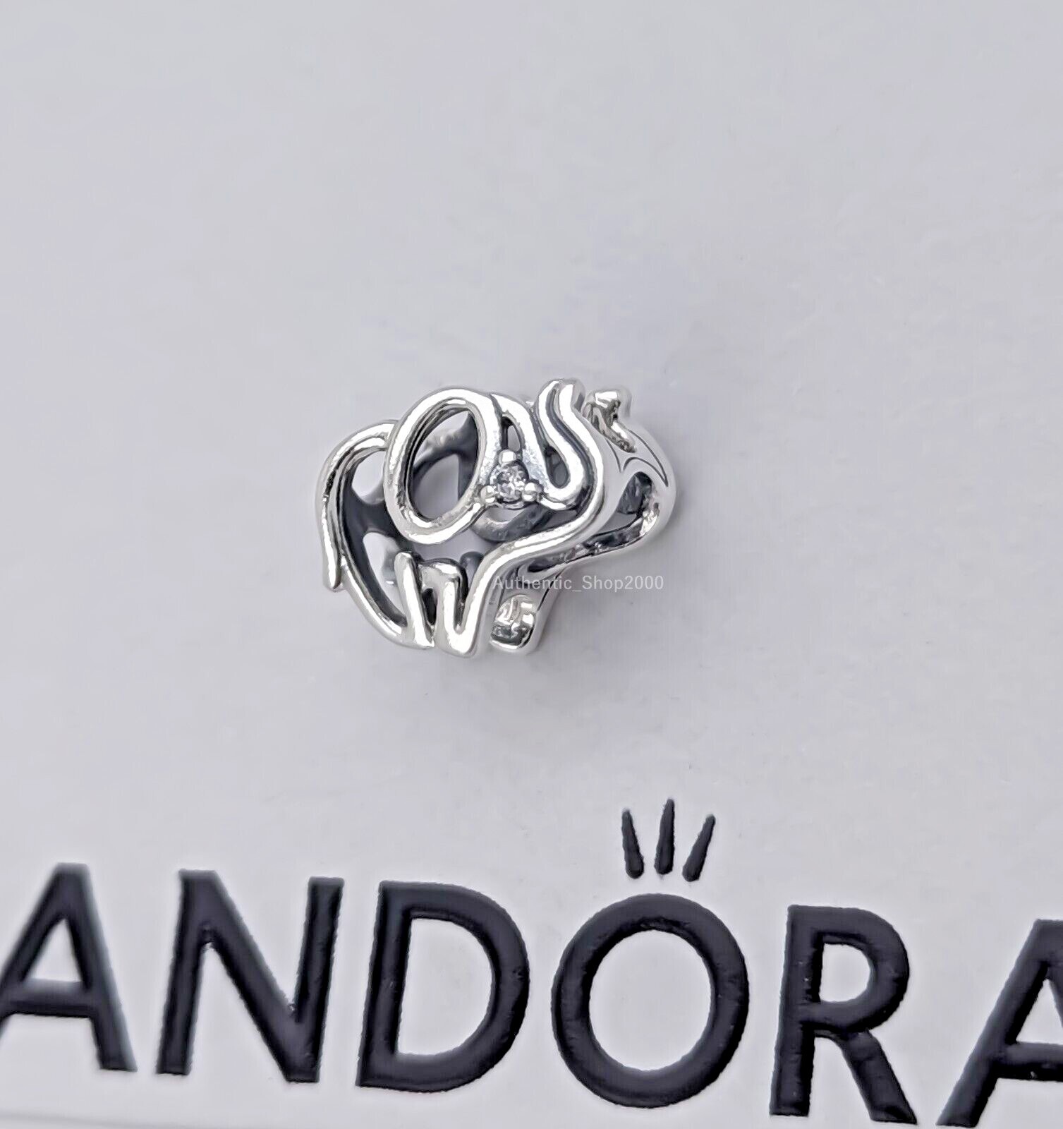 New 100% Authentic PANDORA Moments 925 Ale Openwork Elephant Charm 793345C01
