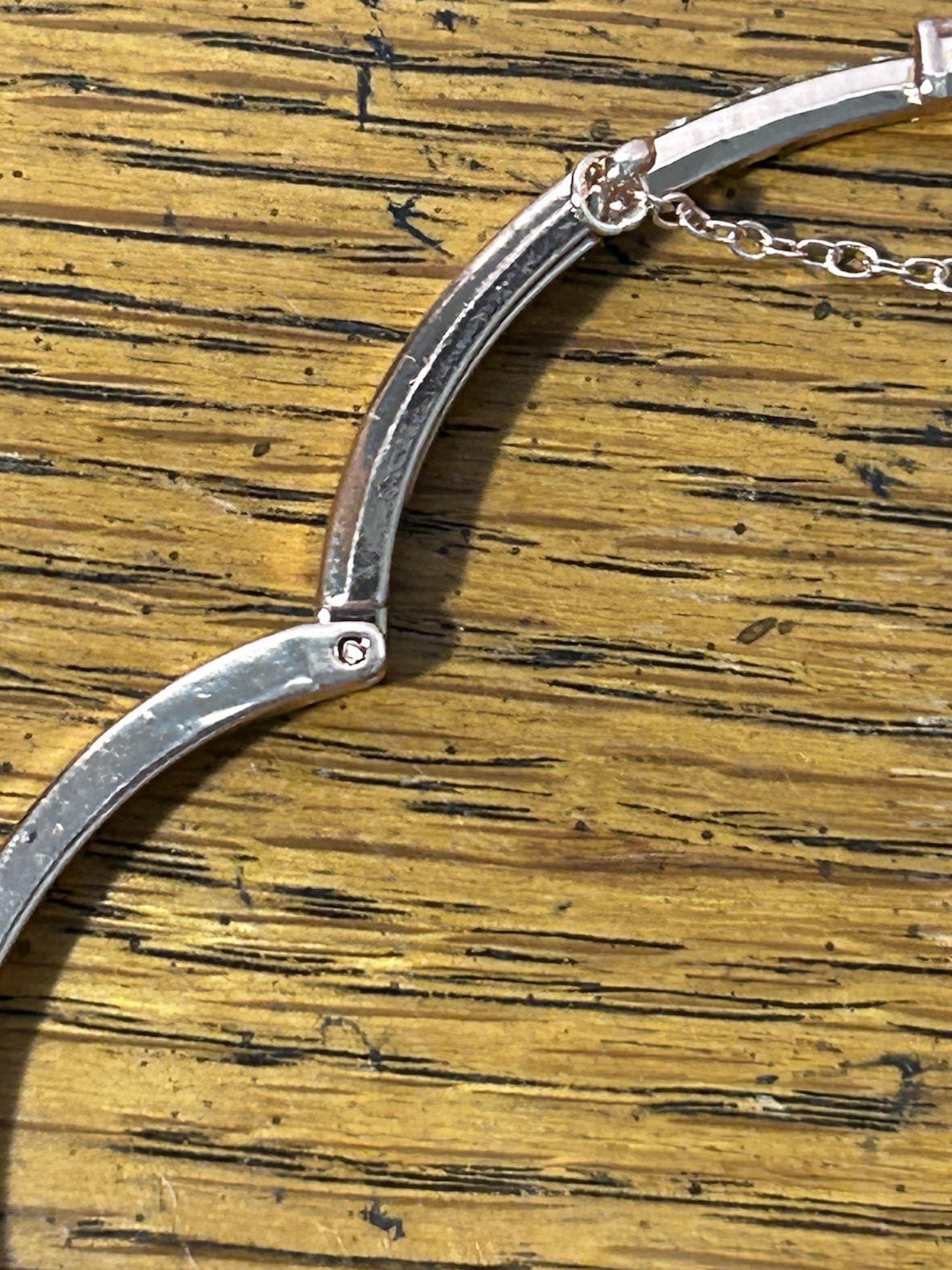 Rose Gold Star Charm Cuff Bangle Bracelet Rhinestone Crystal Chain Tassel Gift