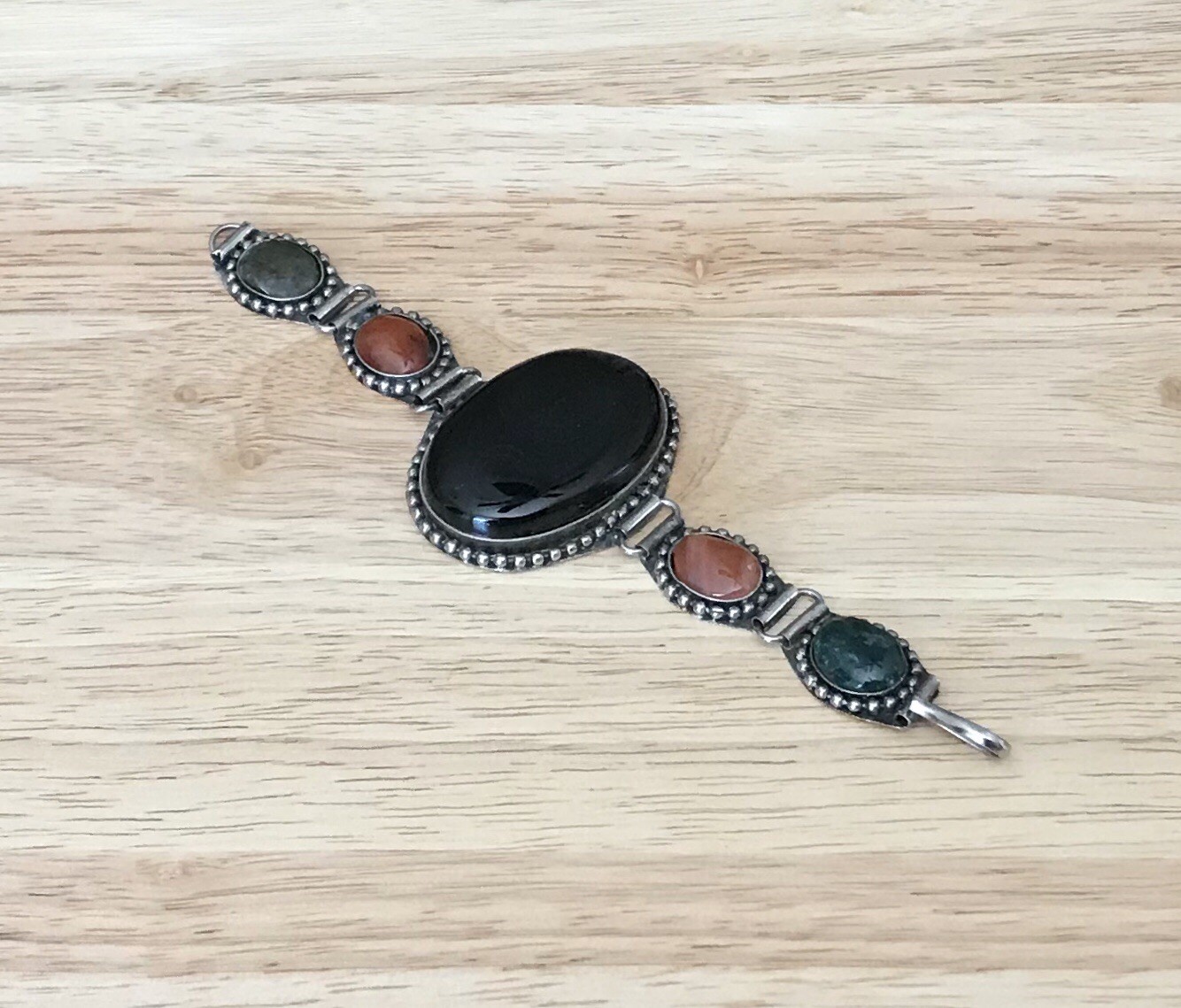 Multi stone Tibetan bracelet
