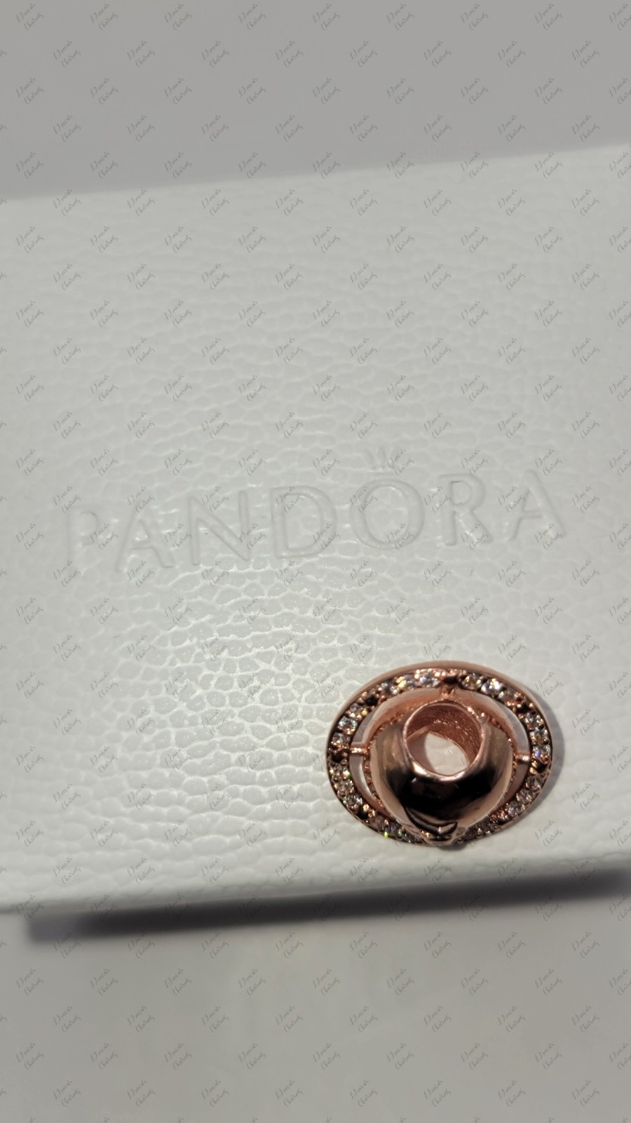 Authentic Pandora Rose Planet Saturn Sparkling Star 782438C01 A15 W/ Box