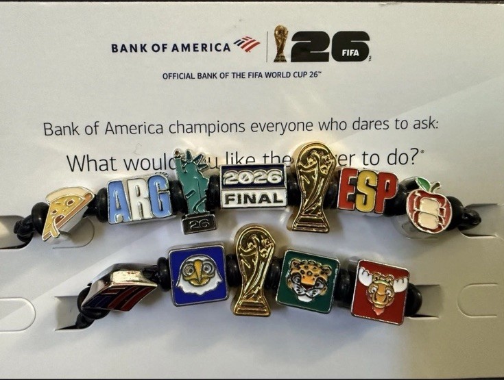 Bank of America FIFA World Cup 2026 bracelet NYC argentina spain finals edition
