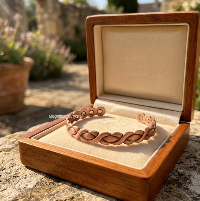 3X Ultra Strength Magnetic Pure Copper Bracelet Healing Arthritis Therapy Cuff