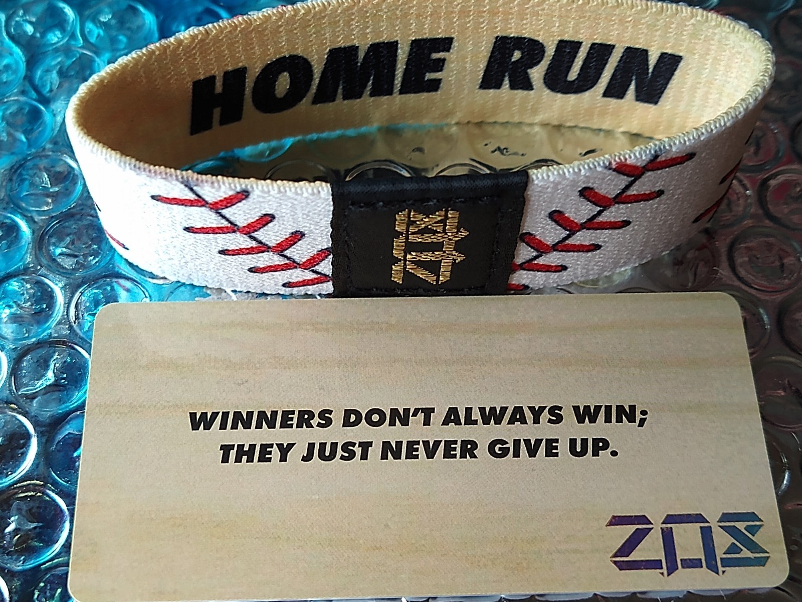 ZOX “HOME RUN” Strap W/ Card-DIAMOND GOLD (SZ Medium) #55