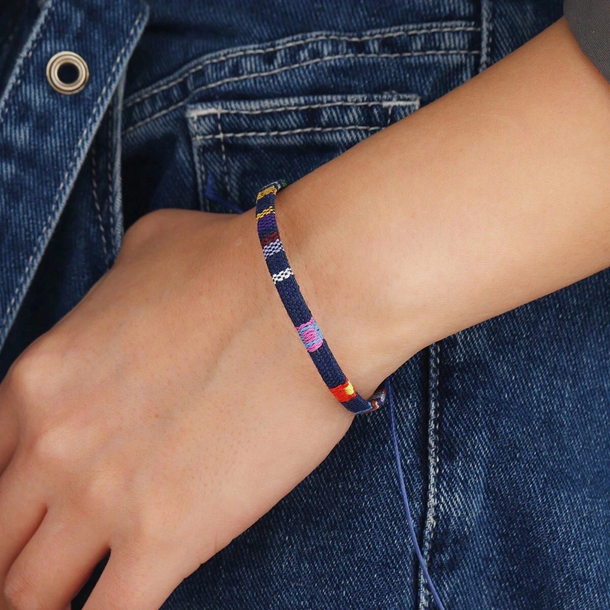 12 Boho Men & Women Surfer Beach Bracelet Set Braided Boho Handmade Bracelets