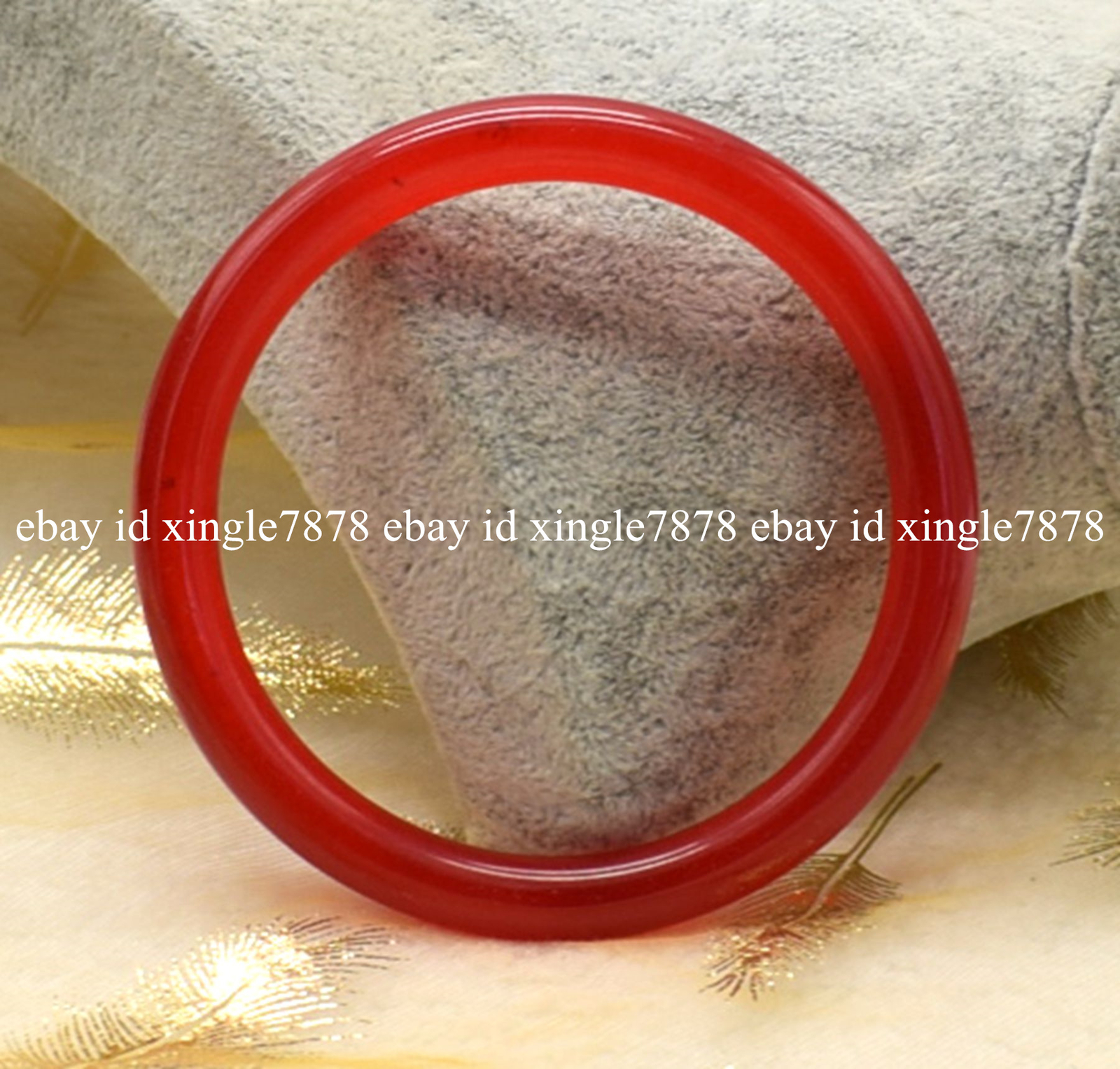 Beauty Natural Red Jade Jadeite Jade Gemstone Bangle Bracelet 57-66mm Jewelry