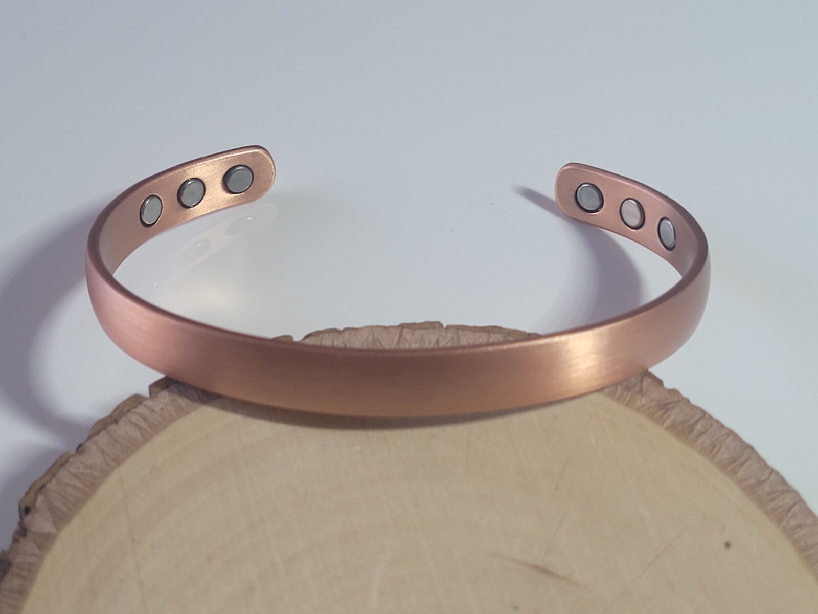 3 Pack Pure Copper Magnetic Bracelet Arthritis Pain Energy Therapy Cuff Bangle