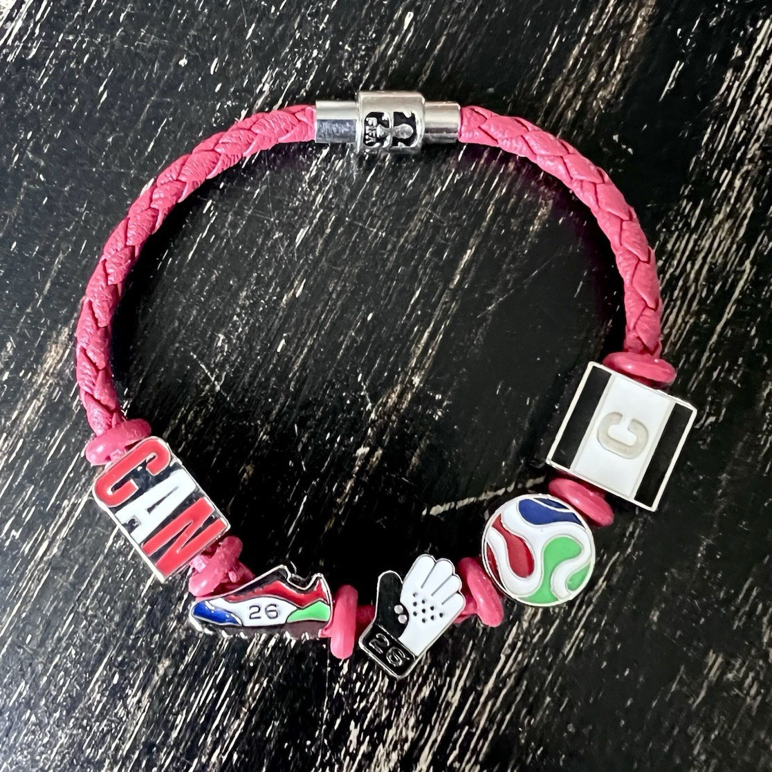 FIFA World Cup 2026 Souvenir Charm Bracelet – CANADA – Brand NEW – Bank of Amer