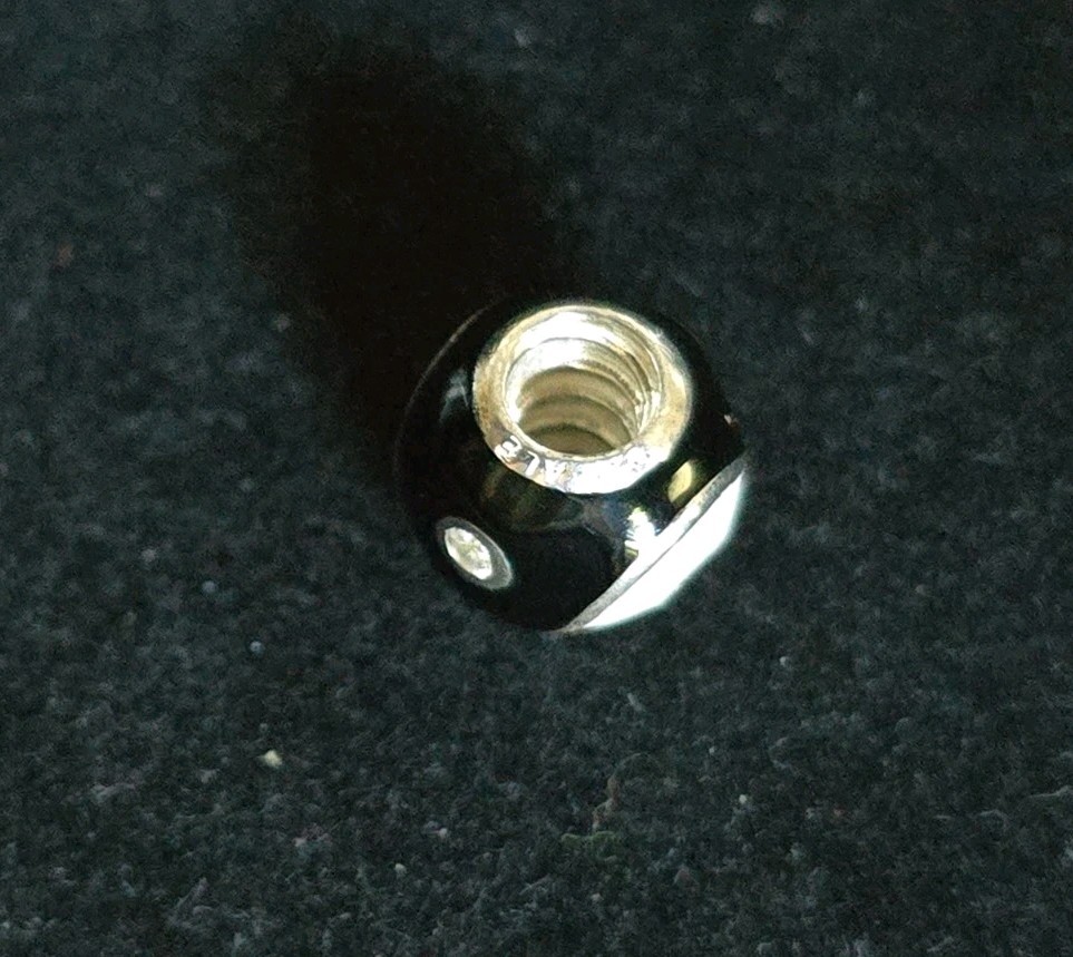 Authentic Pandora Black and White Enamel Yin Yang Charm with CZ 790488CZ Retired
