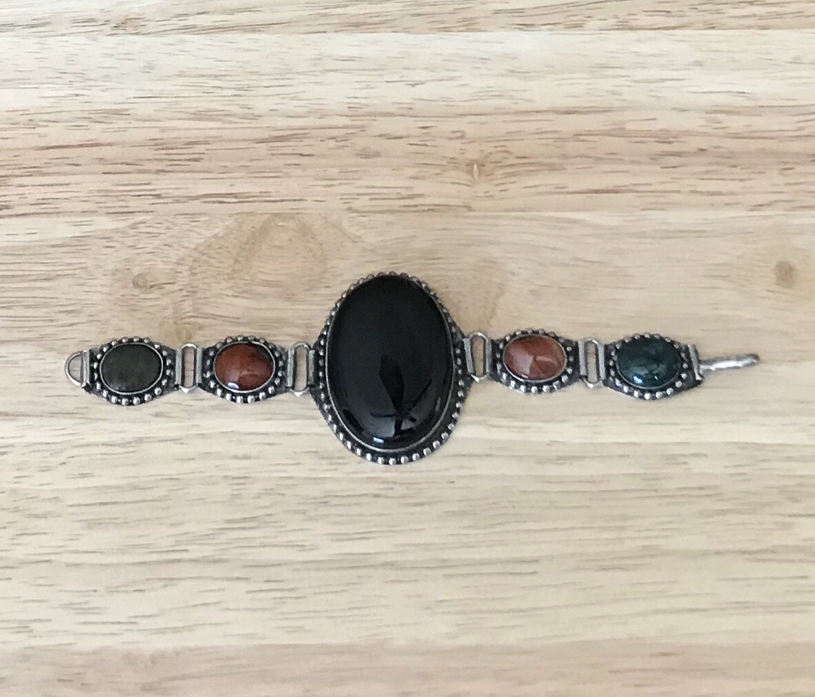 Multi stone Tibetan bracelet