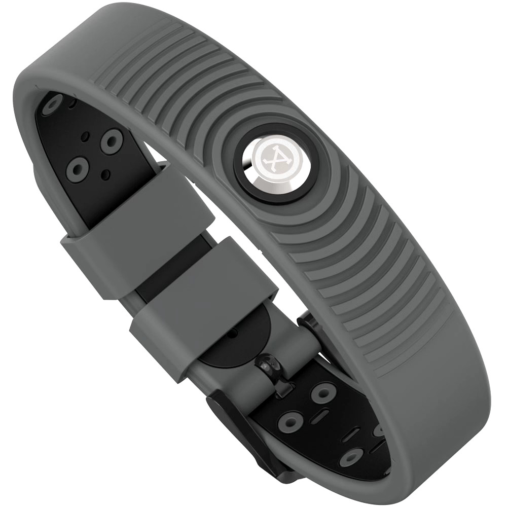 PROEXL 18K SPORTS MAGNETIC BRACELET – WATERPROOF – BREATHABLE STRAP – GRAY