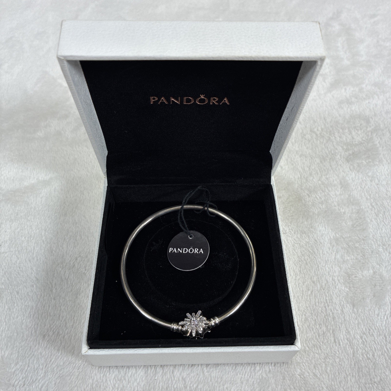 Pandora Silver Limited Edition Fireworks Bangle Bracelet in Box Bnfts Charity