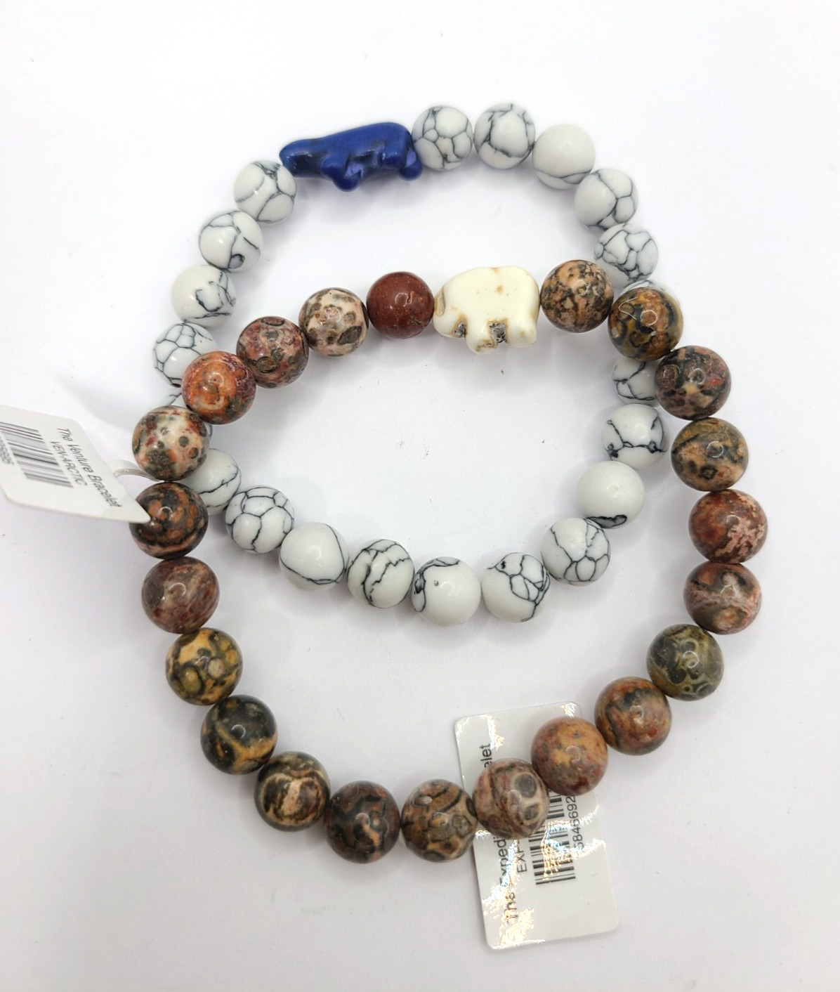 Lot of 2 FAHLO VENTURE & EXPEDITION Beaded Bracelets