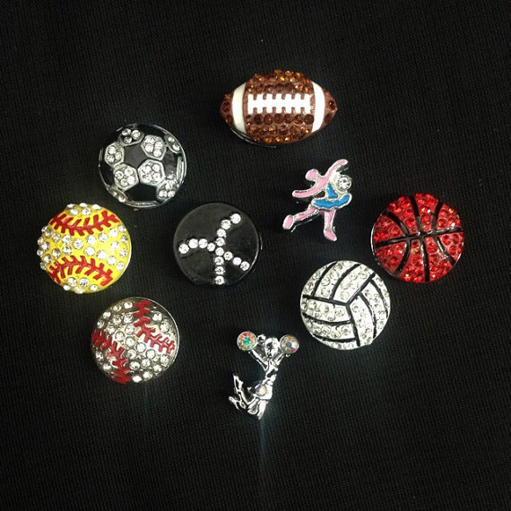 Custom Design Rhinestone Sports Bracelet / Name Bracelet / Gift for Her