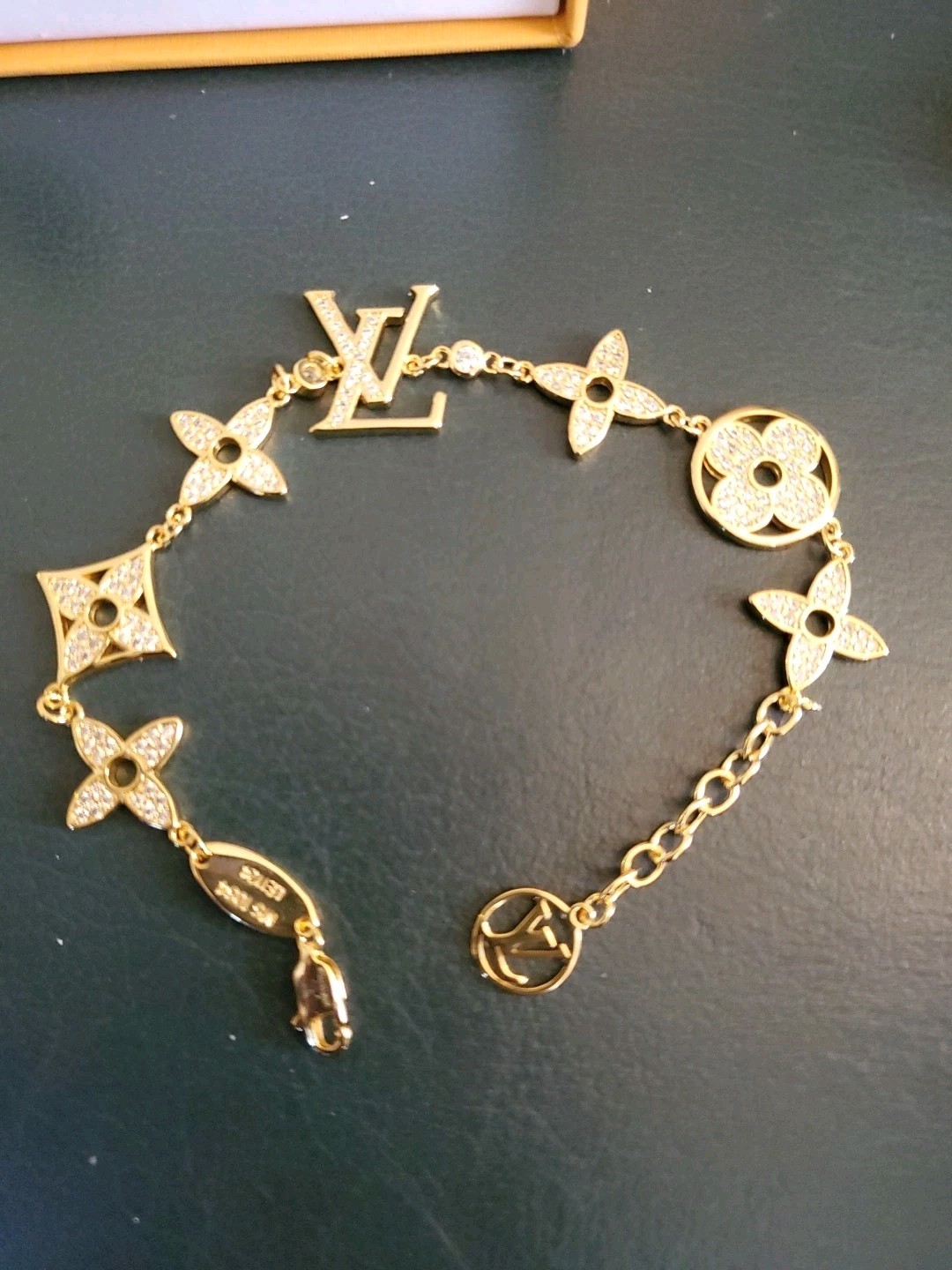 LOUIS VUITTON Bracelet Monogram Colorful Charm Wow Goregeous