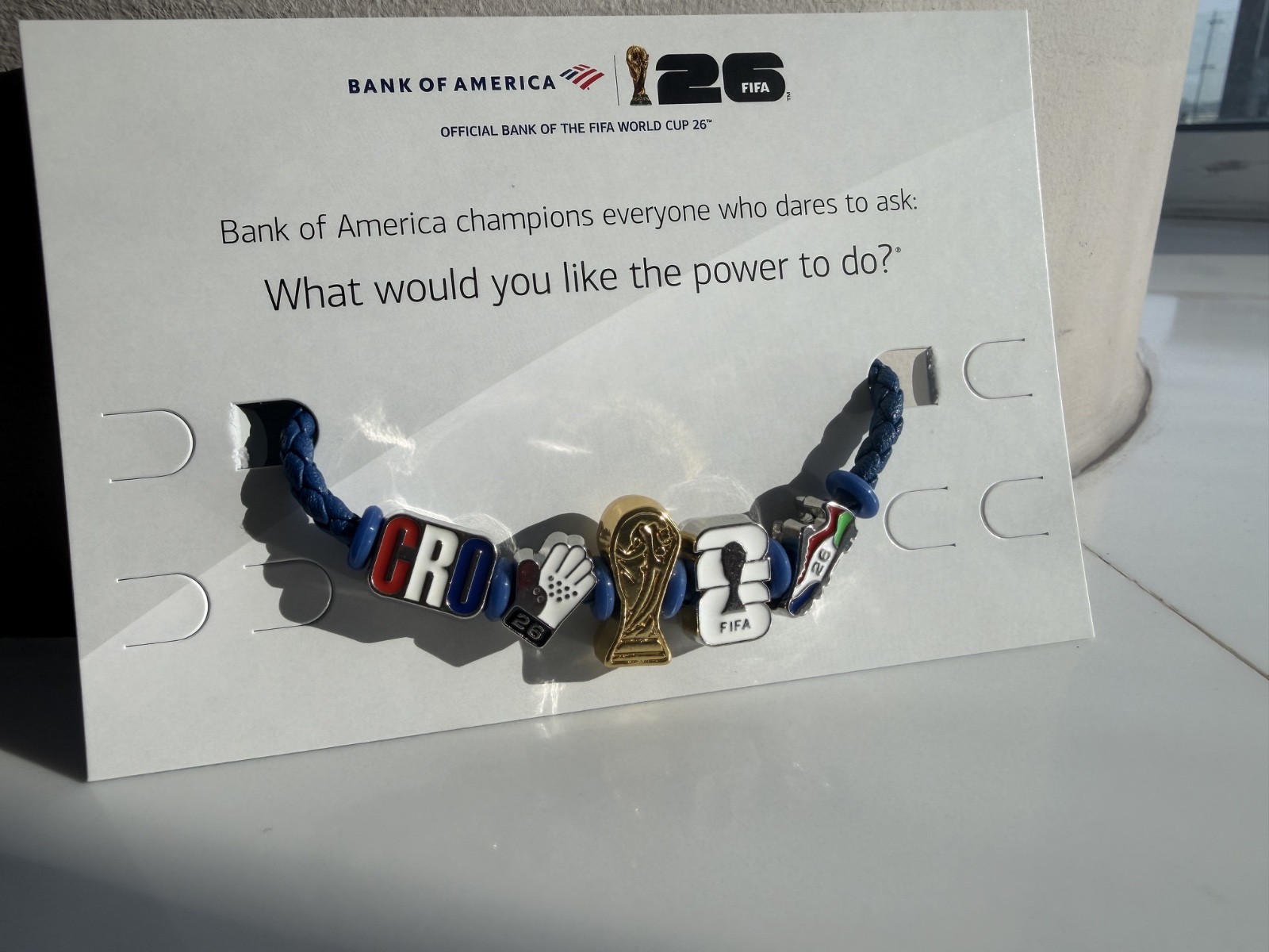 FIFA 2026 World Cup Bracelet Game Day Charms – CROATIA – Collectible