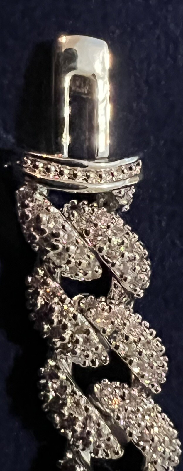 The GLD Shop GLD Link Bracelet￼ in White Gold 6” – 8.5mm