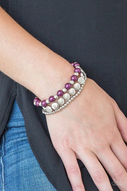 paparazzi purple bracelet