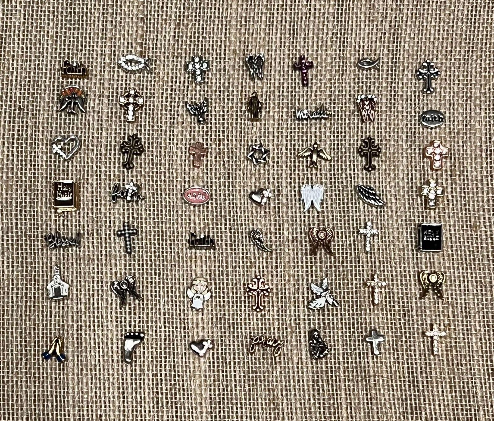 Authentic Origami Owl Christian Religion Faith Cross Angels Charms NEW