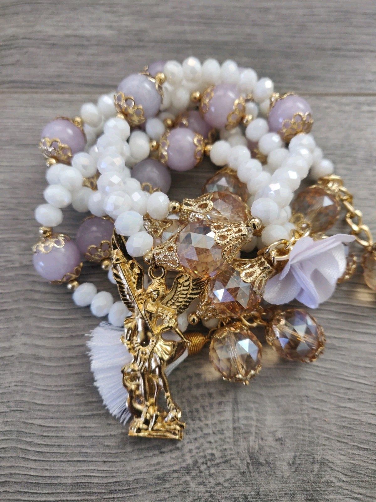 semanario san Miguel Arcángel Pulseras de mujer Mexicano Artesanal Hand Made