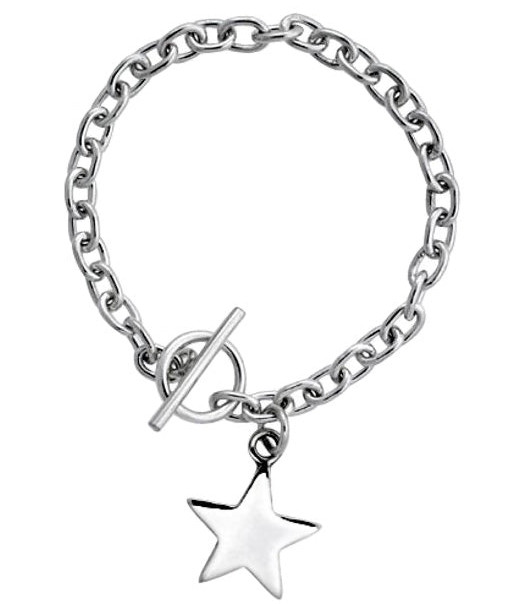 Female Stainless Star Bracelet Toggle Bracelet Star Design B14