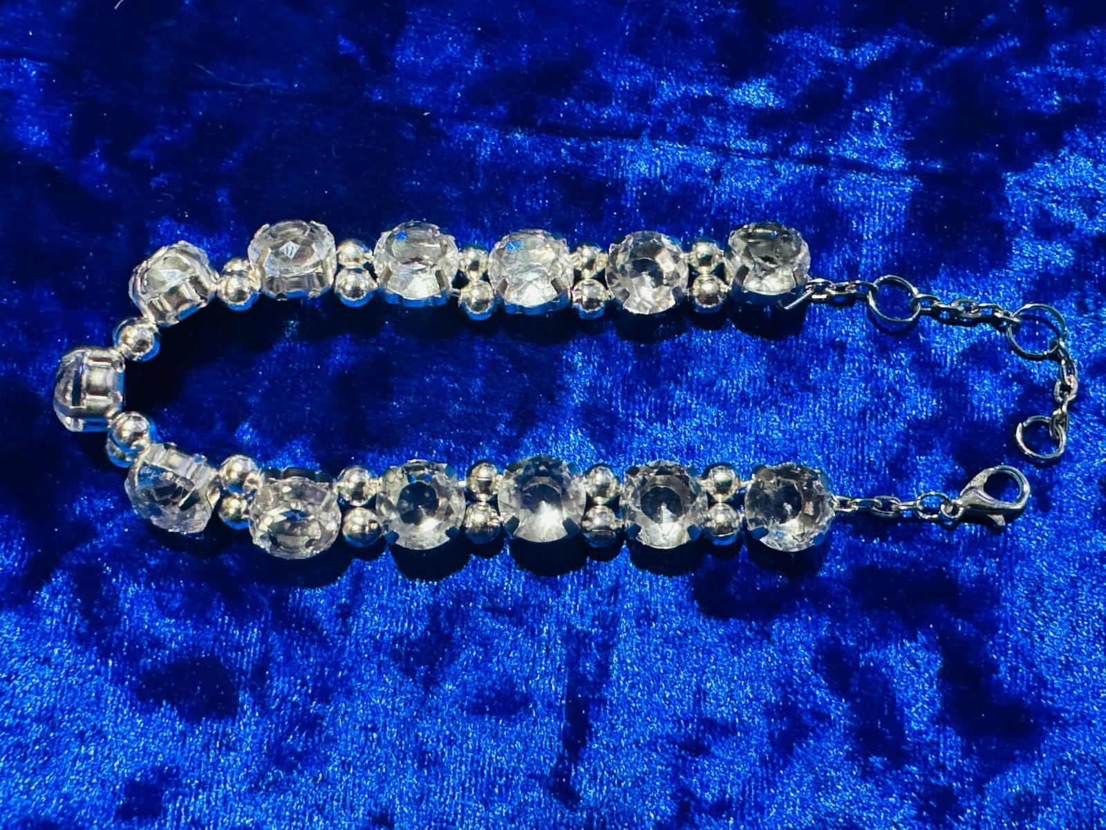 White Moissanite Bracelet 10.5 Mm Platinum/White Gold Color Plating 8″ or 6″ +
