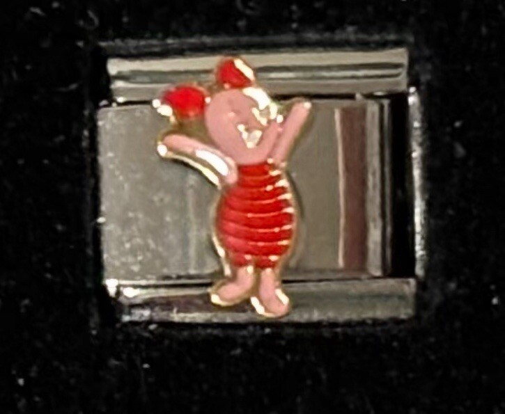 Piglet Wholesale Italian Charm Enamel Link 9MM K45-2
