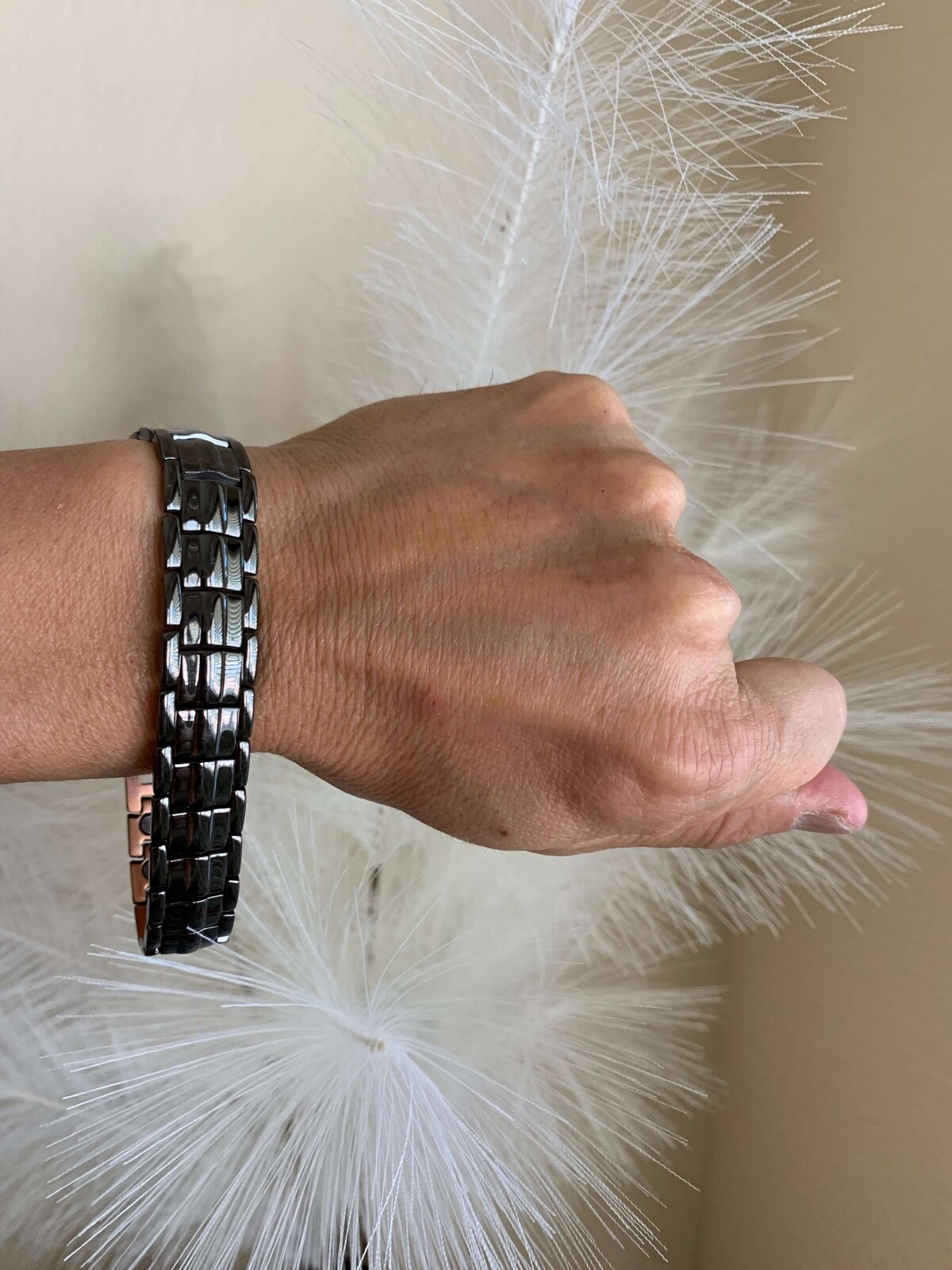 Black Pure Copper Magnetic Bracelet Balance Arthritis Pain Relief Energy Power