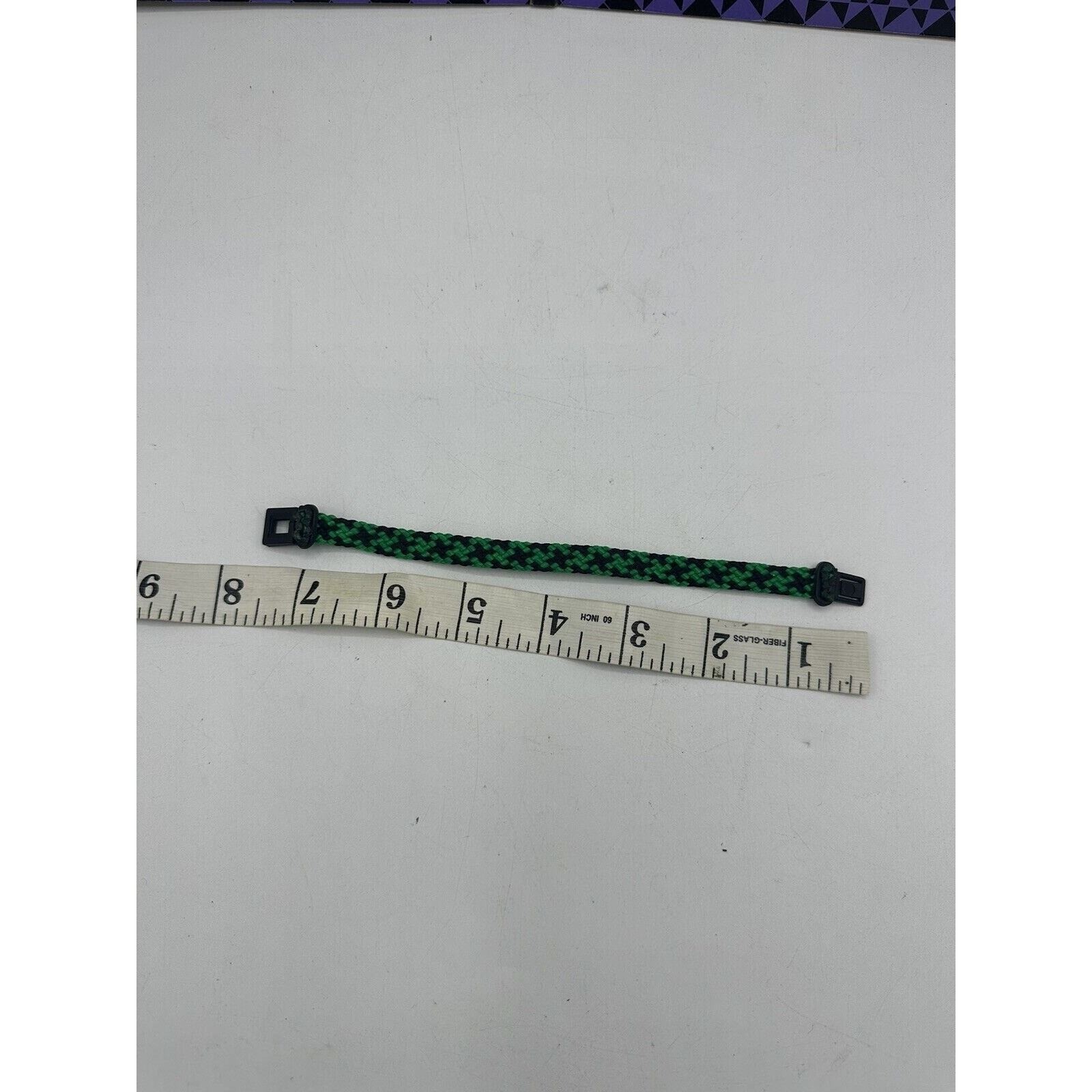 Vintage Katcho’s Bracelet Adult Unisex Surf Skate Braided Wrap Green / Black
