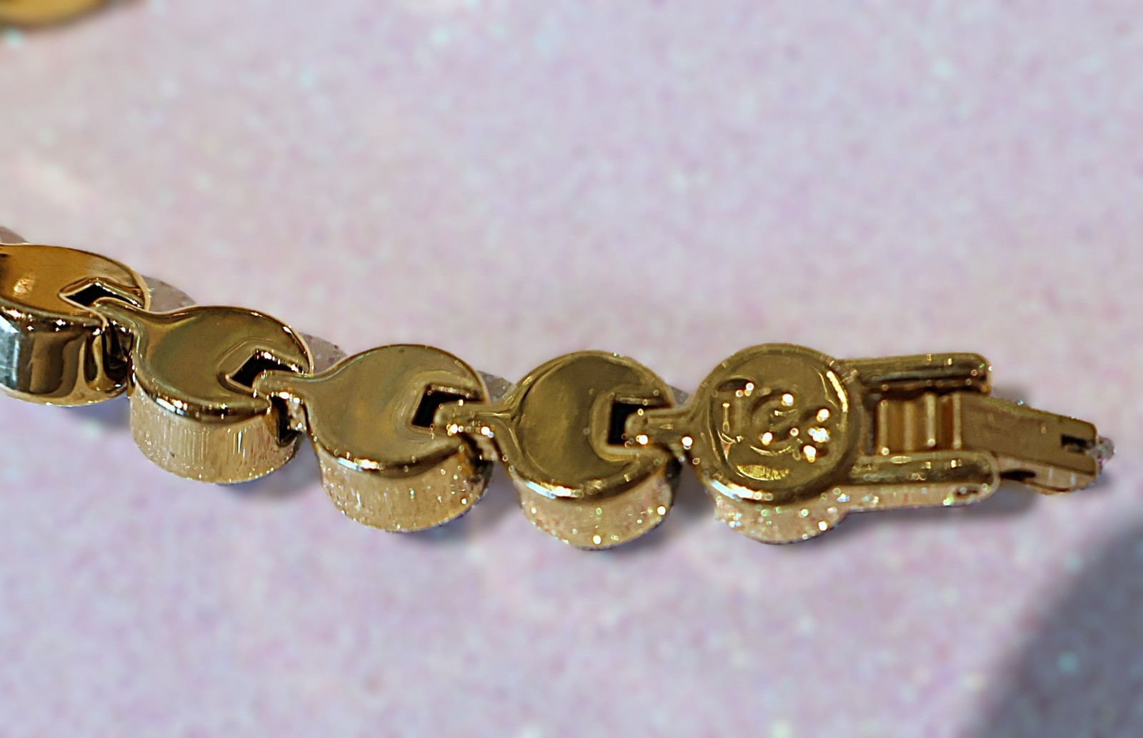 Touchstone Swarovski Crystal Ice Bracelet Golden Cappuccino 7.25″ B58