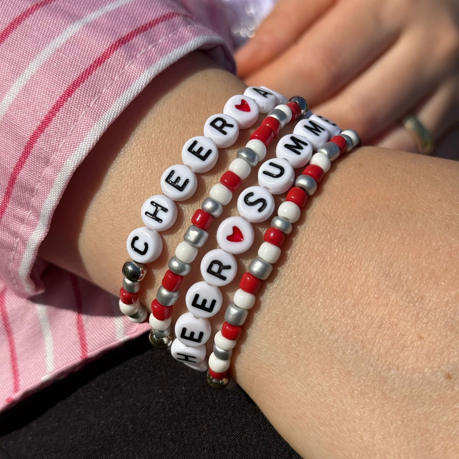 Custom Glass Bead Bracelets – Personalized Bulk Order – Handmade Friendship Jewe
