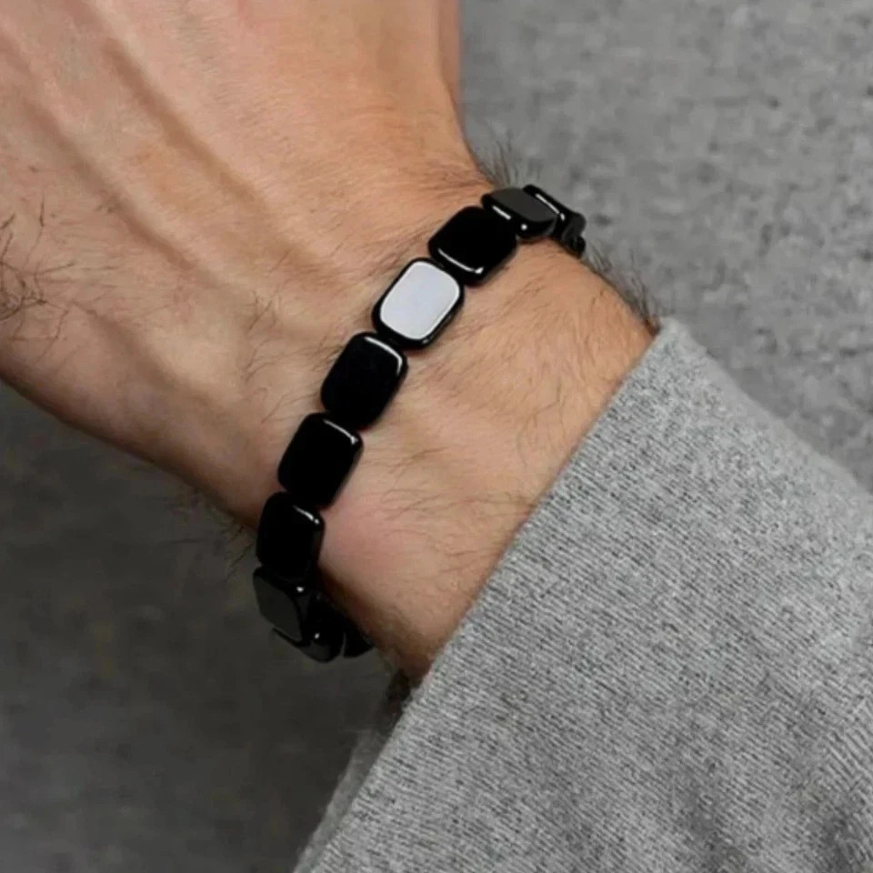 Hemys Hematite Bracelet for Men, 2025 New Hemios bracelet