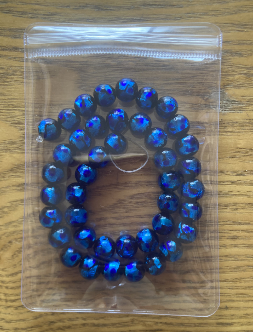 Okinawa Yonaguni Firefly Glass Beads 33 Pieces 0.5 inches (12 mm)