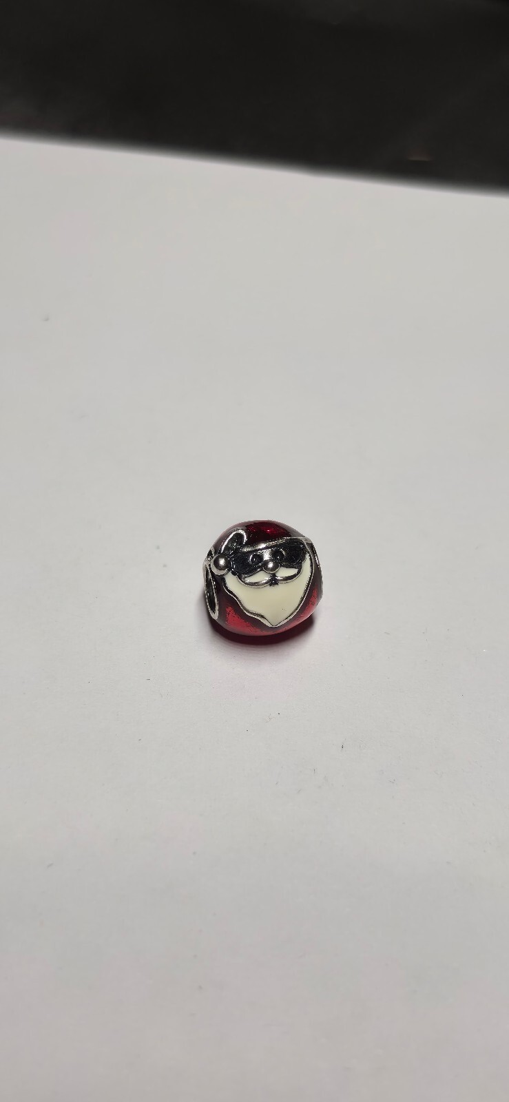 Pandora Red Jolly Santa Charm 791405ENMX