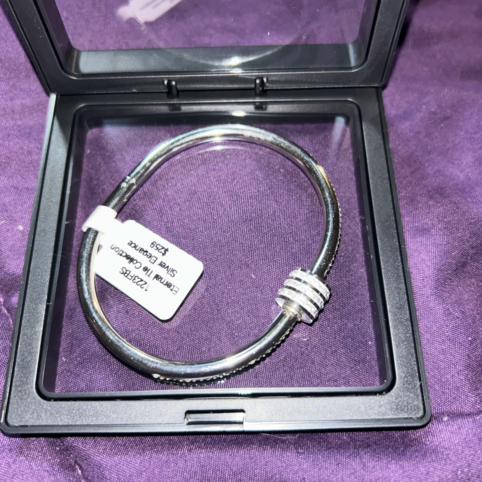 Eternal Tie Collection, Silver Elegance Bangle Bracelet ￼